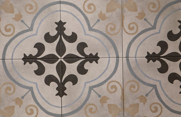 Rondine Swing Blue Porcelain Tiles, Priced Per Tile 8 X 8