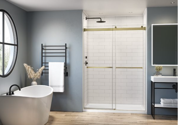 Fleurco Gemini In-Line Shower Door - 0