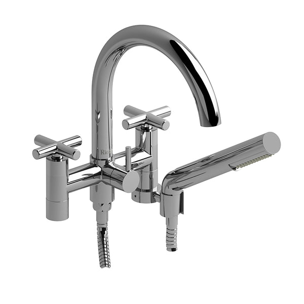 Riobel Pallace 6" Cradle Tub Filler with Hand Shower
