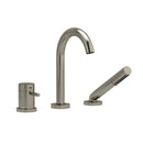 Riobel Riu Bathroom 3 Piece Roman Deck Faucet with Handshower-3