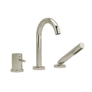 Riobel Riu Bathroom 3 Piece Roman Deck Faucet with Handshower-2