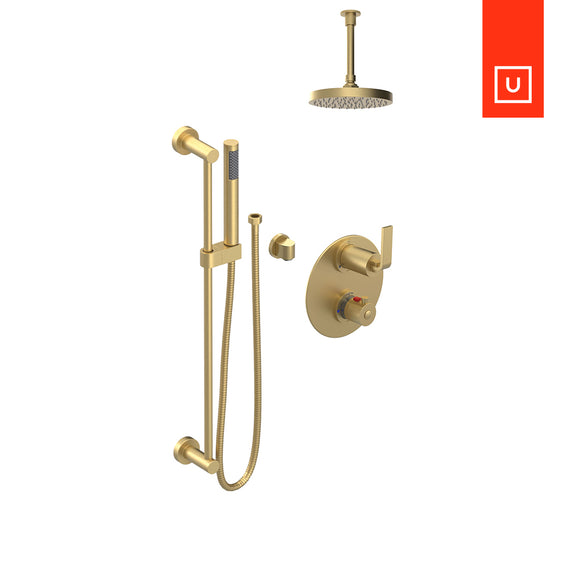 Rubinet R10 Shower Unity Rubinet Axent Fountain Thermostatic Shower Kit | TUBS The ...