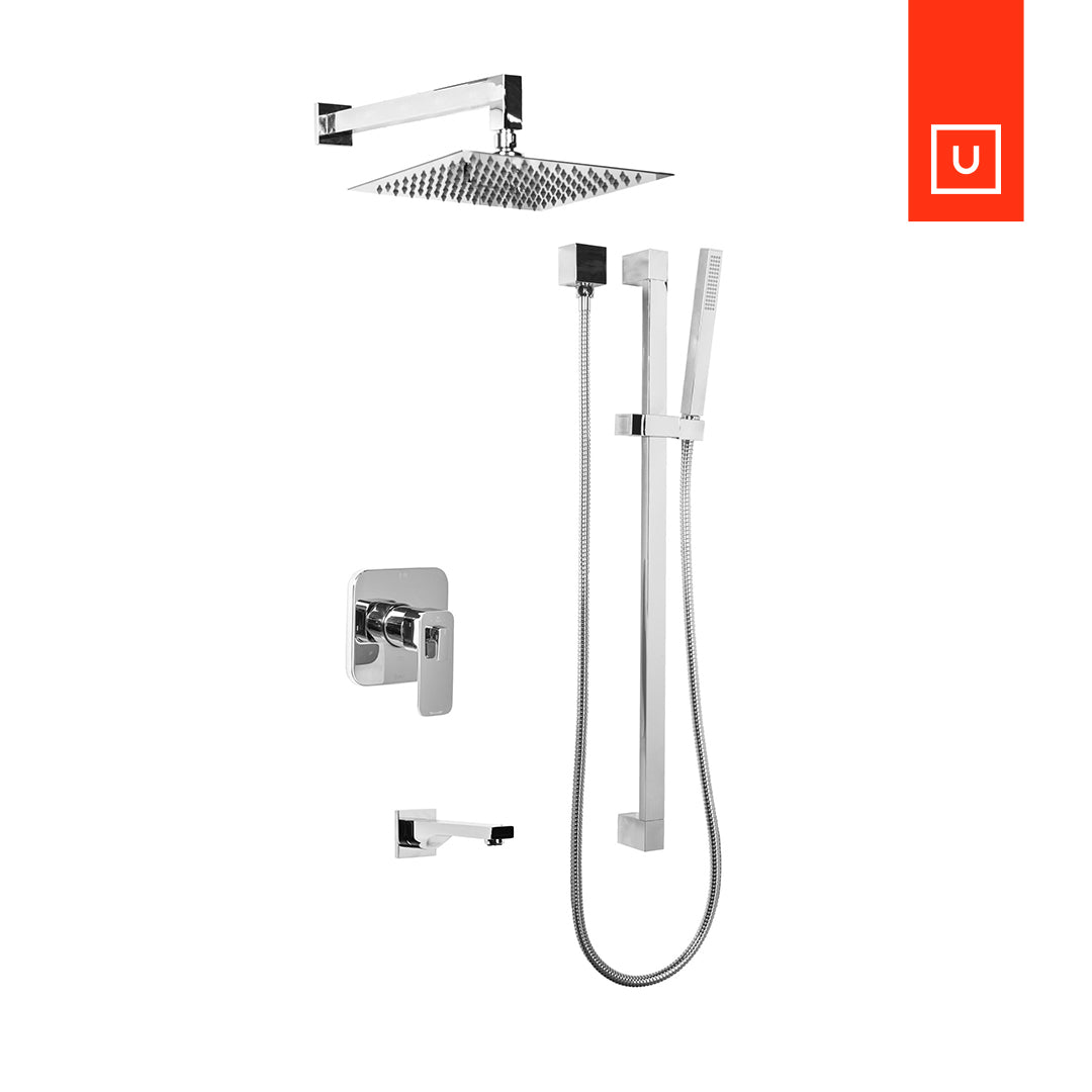 Unity Riobel Equinox Thermostatic Shower Kit TUBS The Ultimate Bath Store