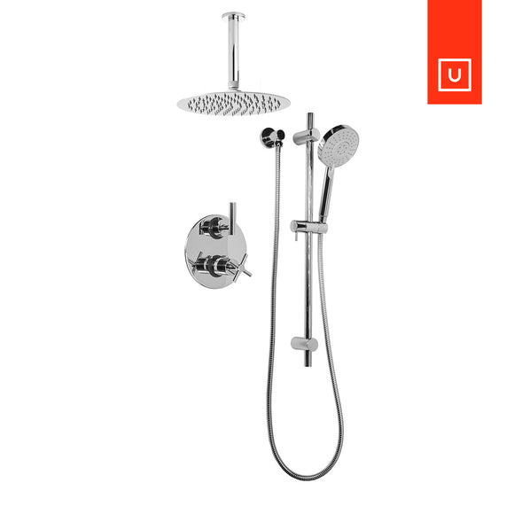 Rubinet R10 Shower Unity Rubinet Genesis Thermostatic Shower Kit | TUBS The Ultimate Bath ...