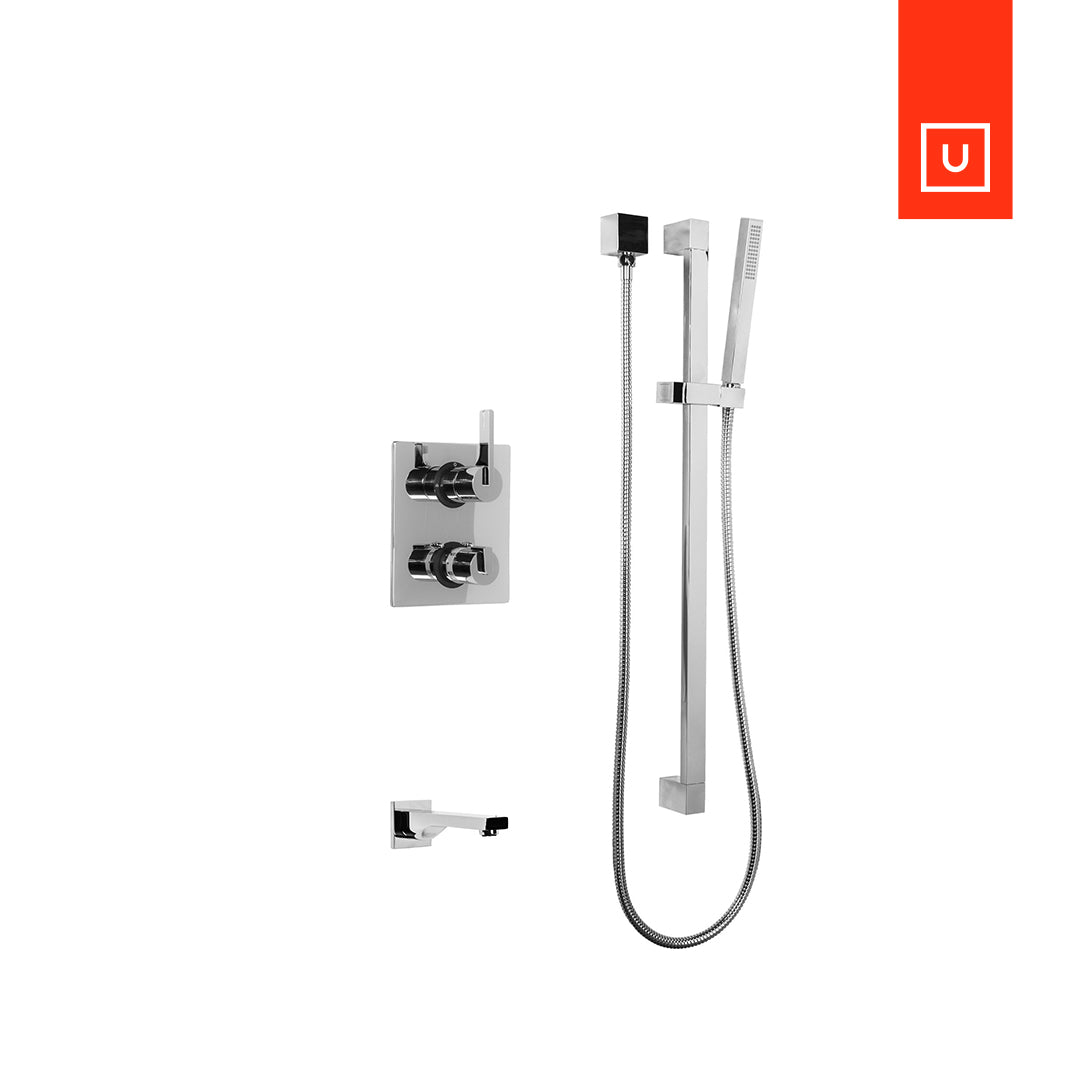 Rubinet R10 Shower Unity Rubinet R10 Thermostatic Shower Kit | TUBS The Ultimate Bath Store