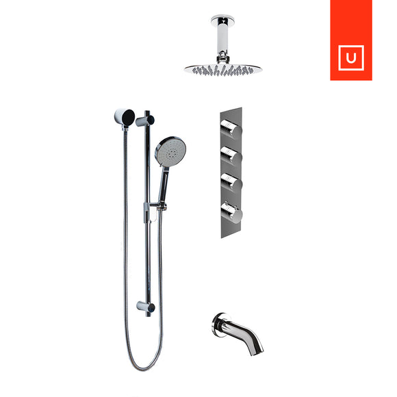 Unity AquaDesign Disegno Thermostatic XL Shower Kit