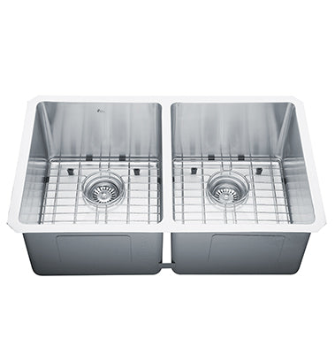 Vida Acute 30" x 18" Stainless Steel Square Undermount Kitchen Sink