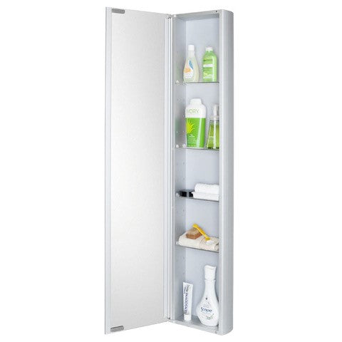 Laloo Side Cabinet 12 x 57 Mirrored Finish